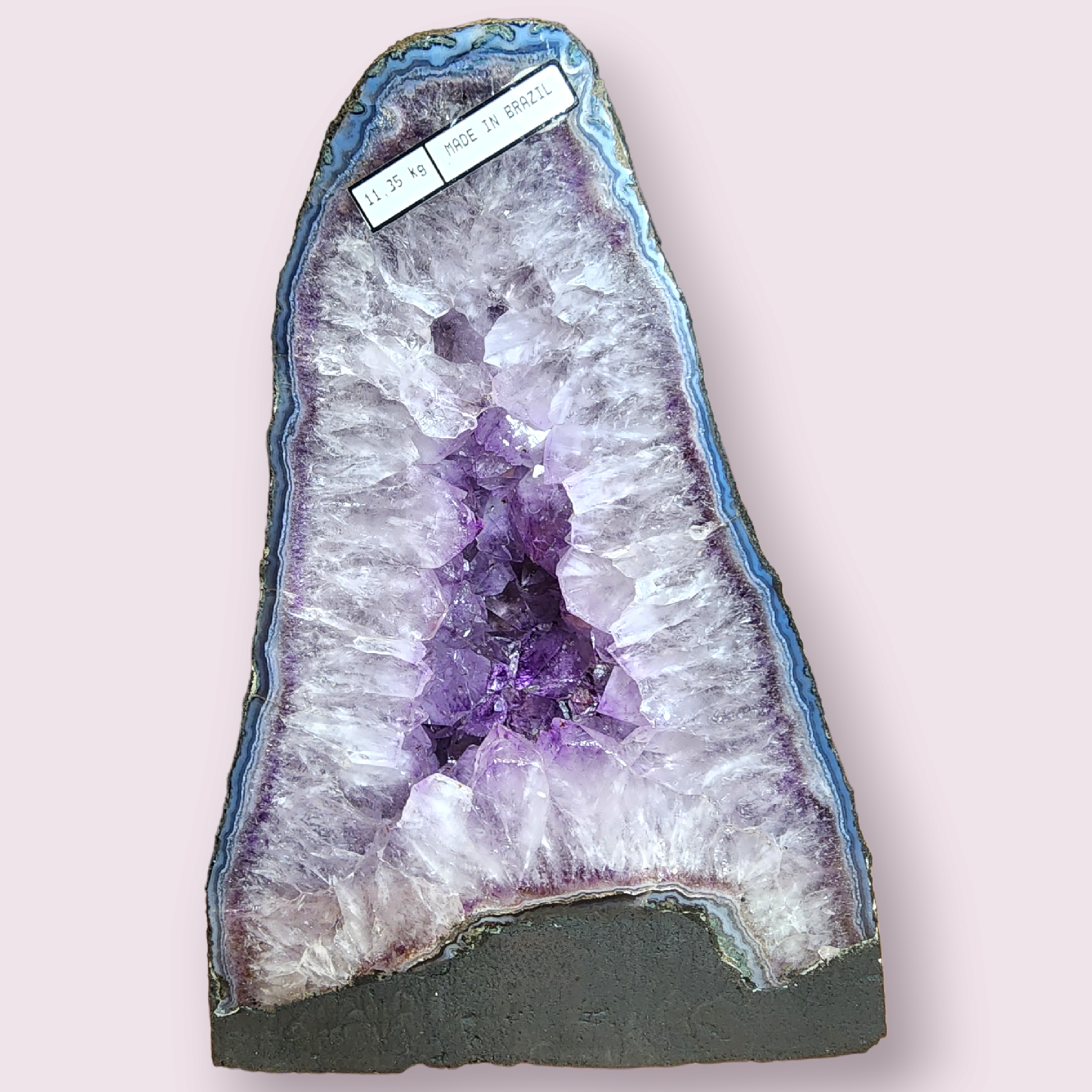 Amethyst Cathedral | Brazilian Amethyst Geode | 13in