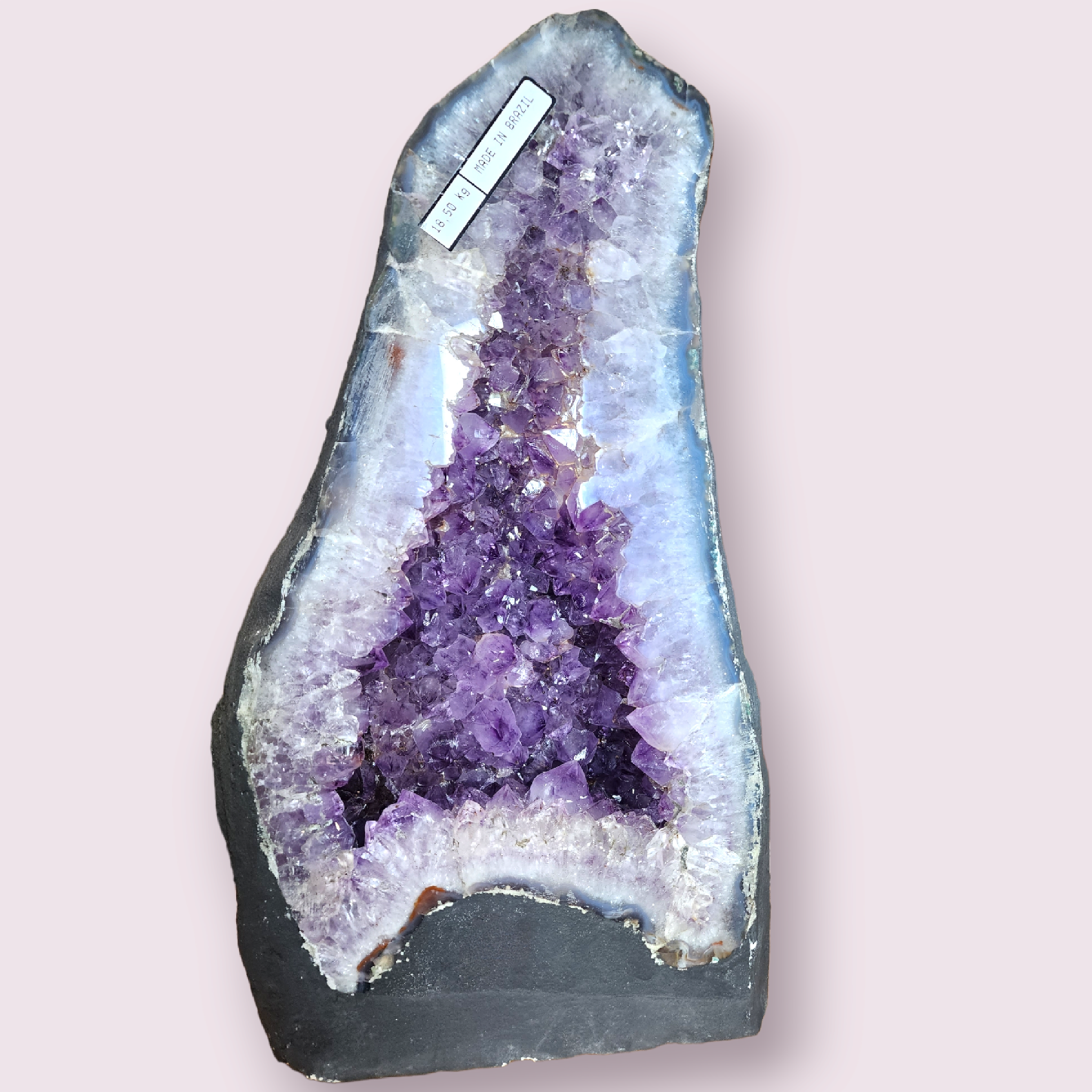 Amethyst Cathedral | Brazilian Amethyst Geode | 15.25in