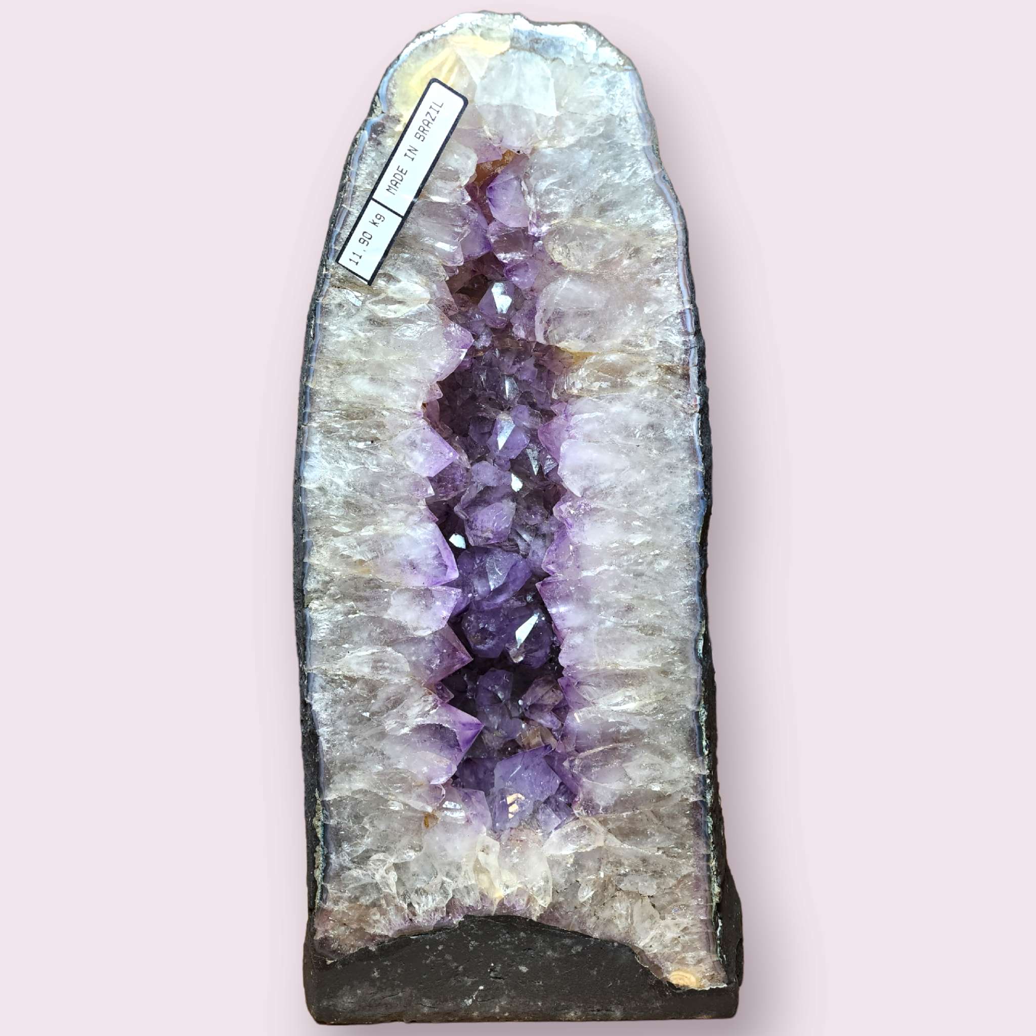 Amethyst Cathedral | Brazilian Amethyst Geode | 14.25in