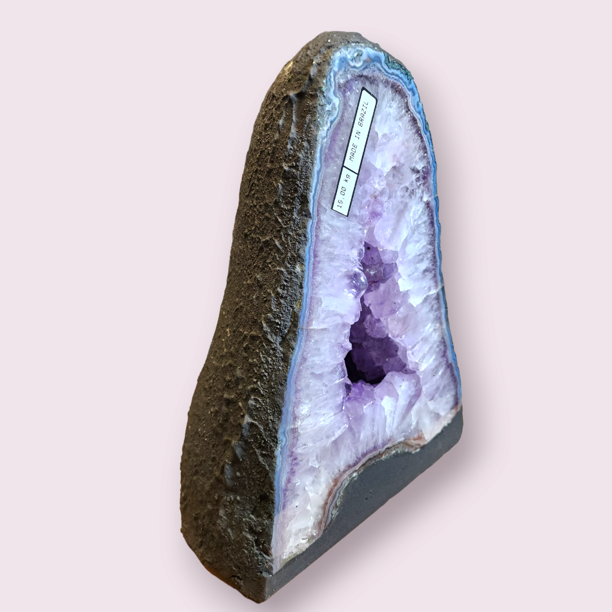 Amethyst Cathedral | Brazilian Amethyst Geode | 13.15in