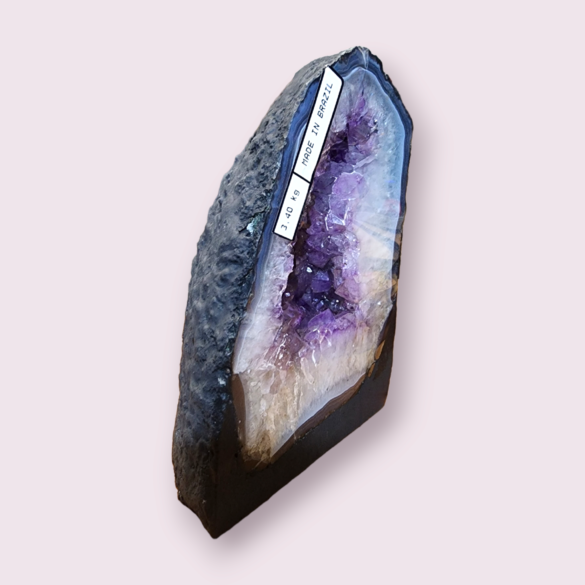 Amethyst Cathedral | Brazilian Amethyst Geode | 8.25in