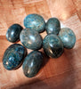 Blue Apatite Palm Stone | Pocket Rock