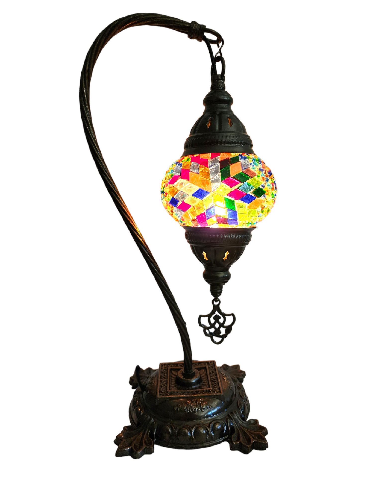 Hanging Turkish Mosaic Lamp