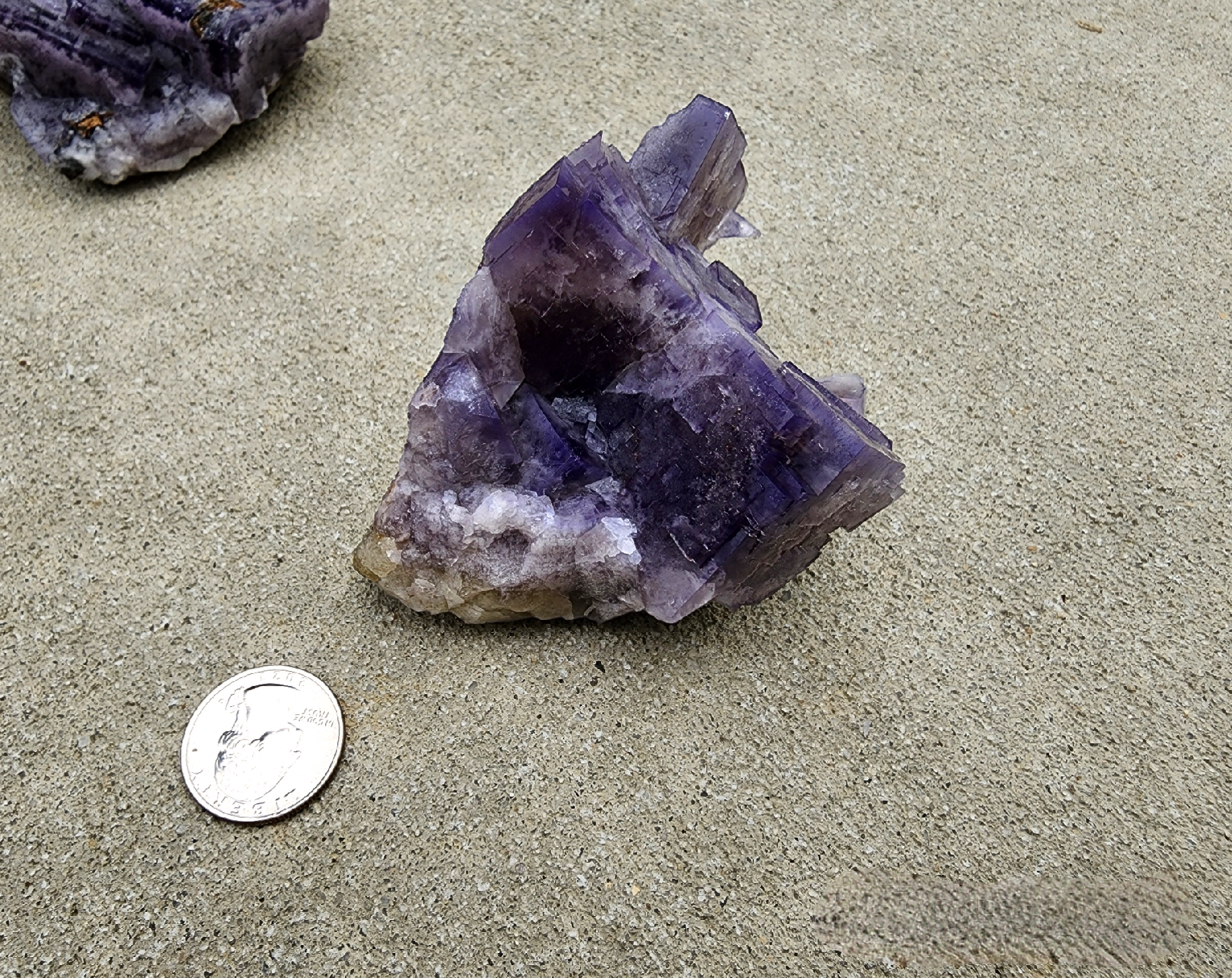 Fluorite Raw Specimen | Greenlaws Mine, Weardale, England 02