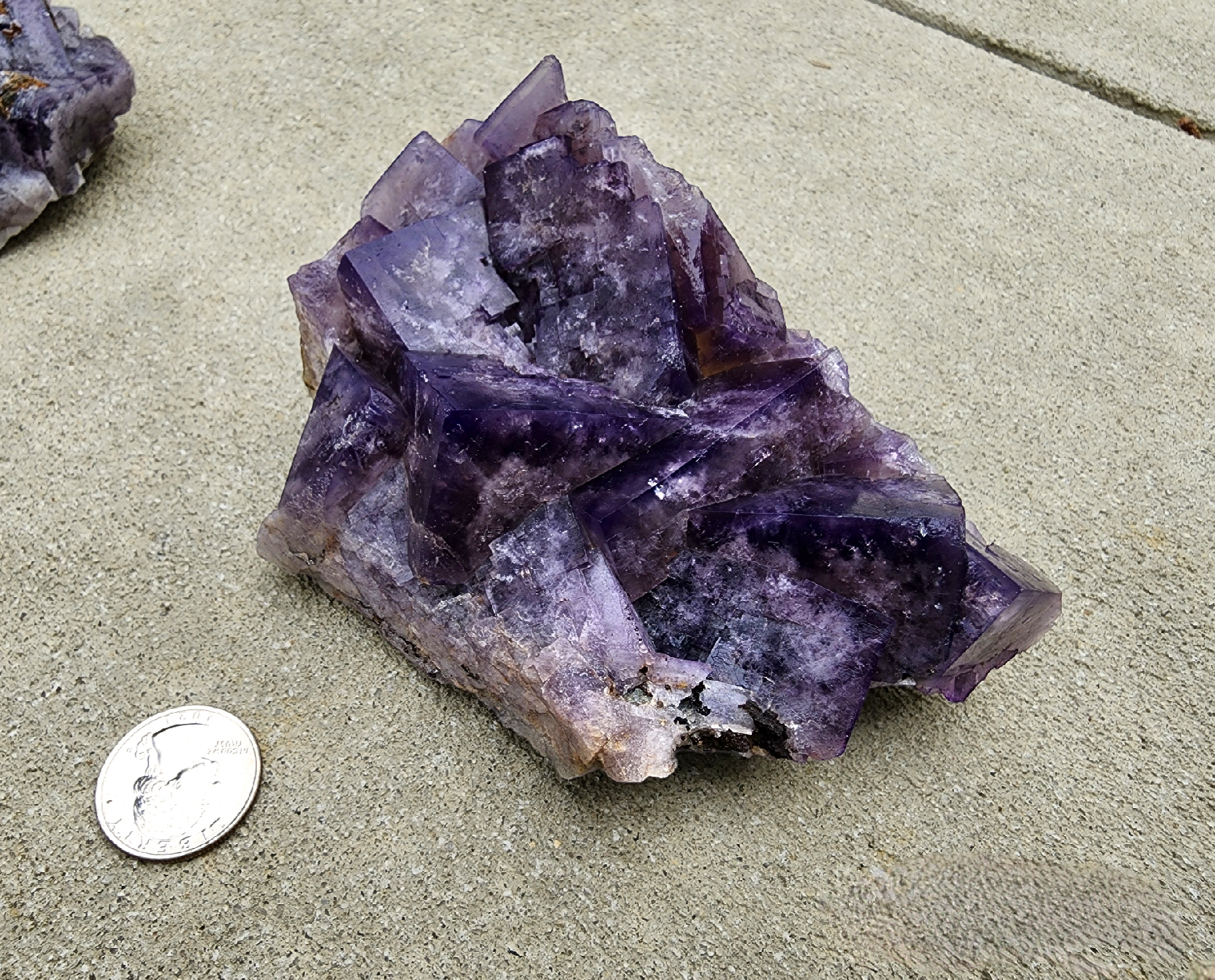 Fluorite Raw Specimen | Greenlaws Mine, Weardale, England 07