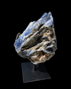 Blue Kyanite on Metal Stand | Quartz Matrix